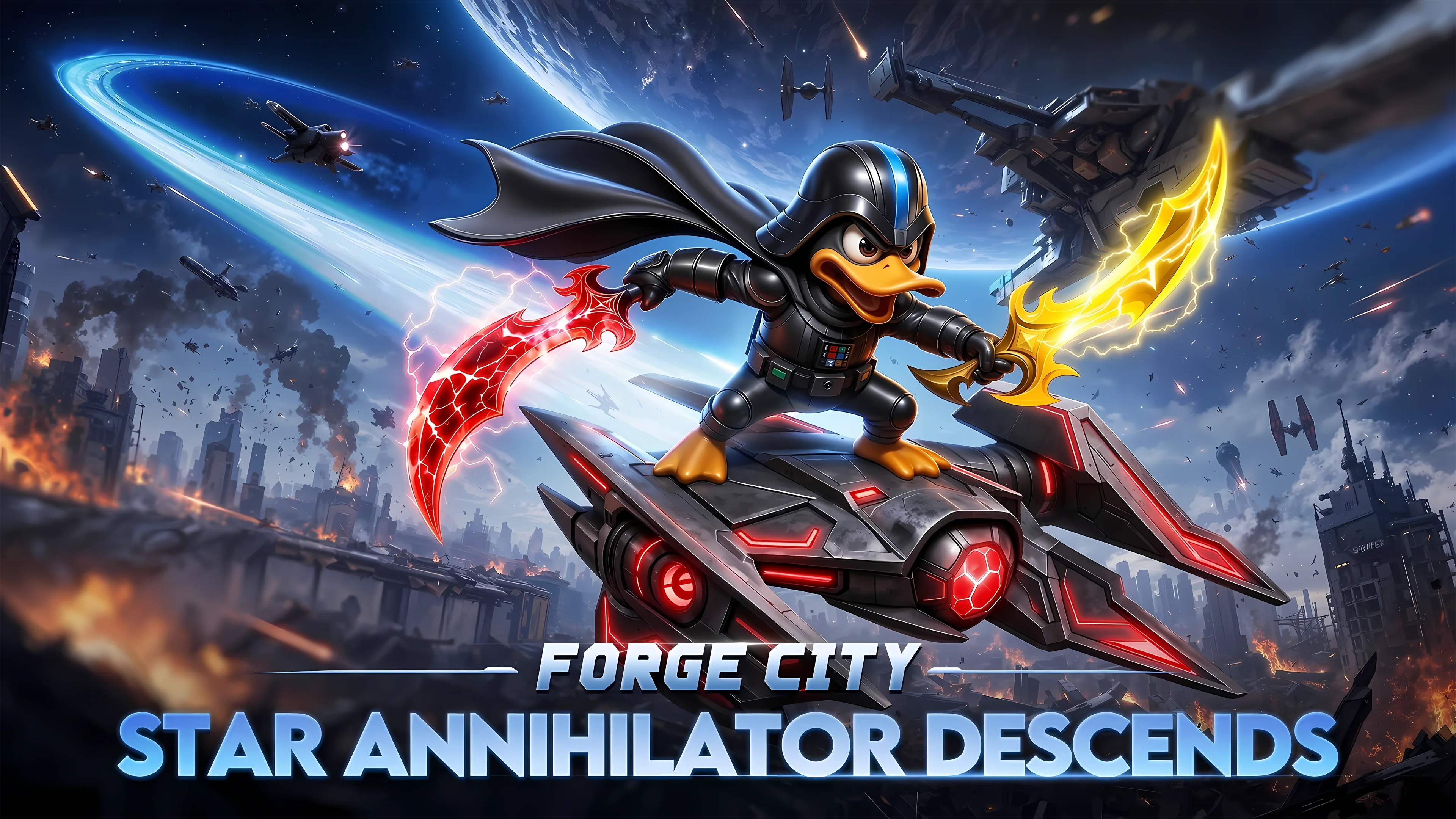 Banner oficial del evento Star Annihilator en Forge City