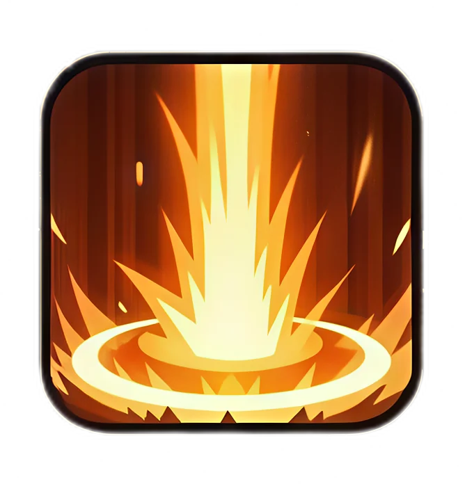 Icono de Columna de Fuego