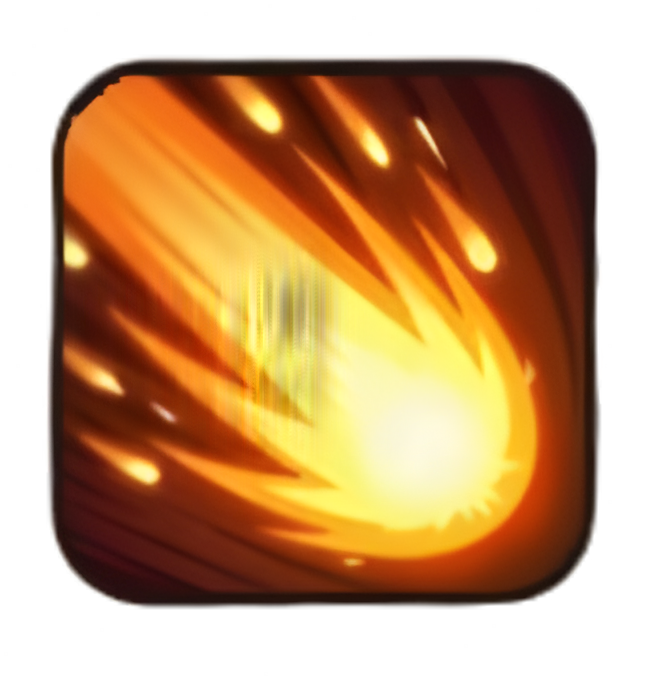 Icono de Proyectil de fuego